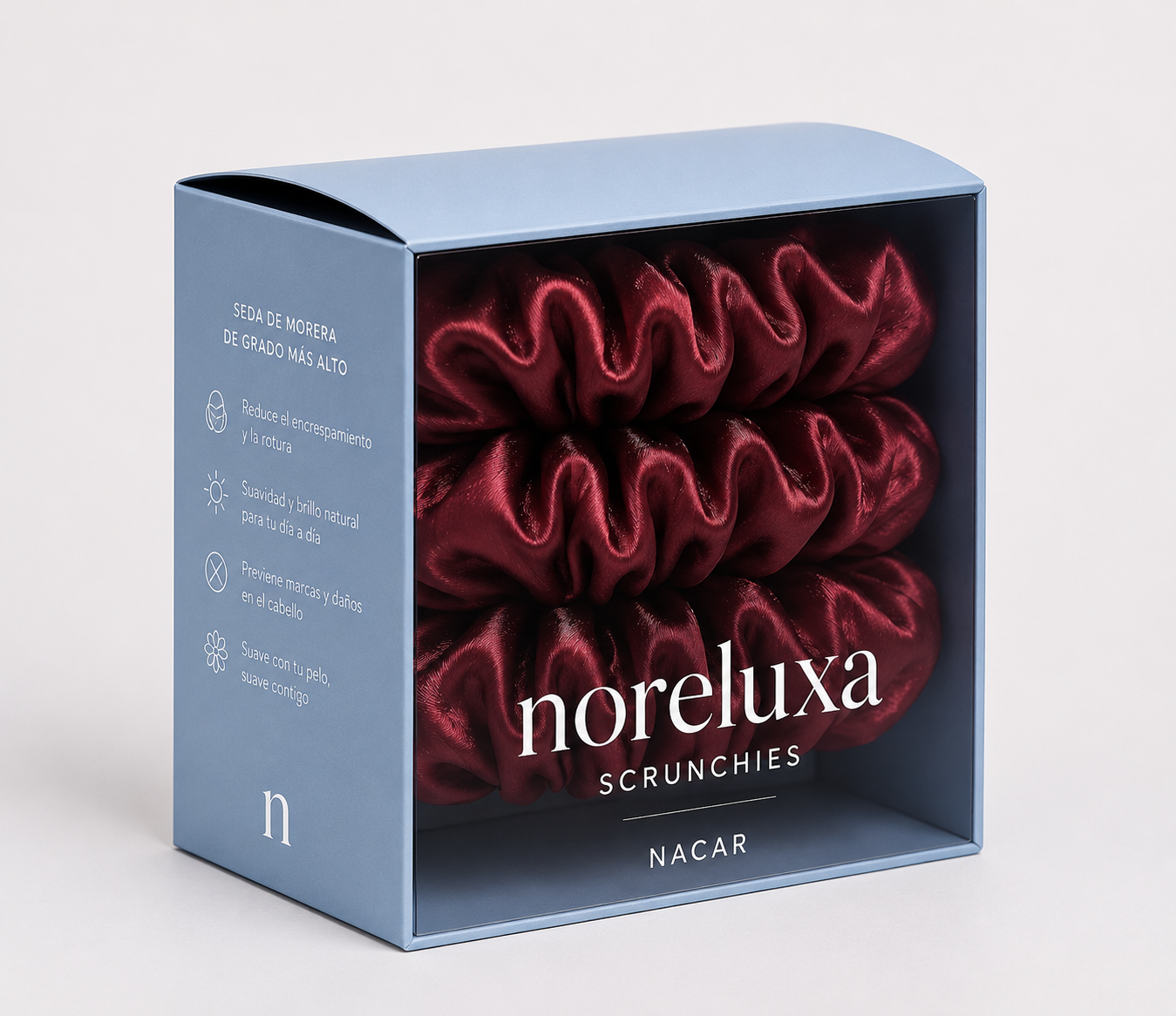 Pack de 3 Scrunchies Nácar