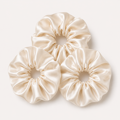 Pack de 3 Scrunchies Nácar