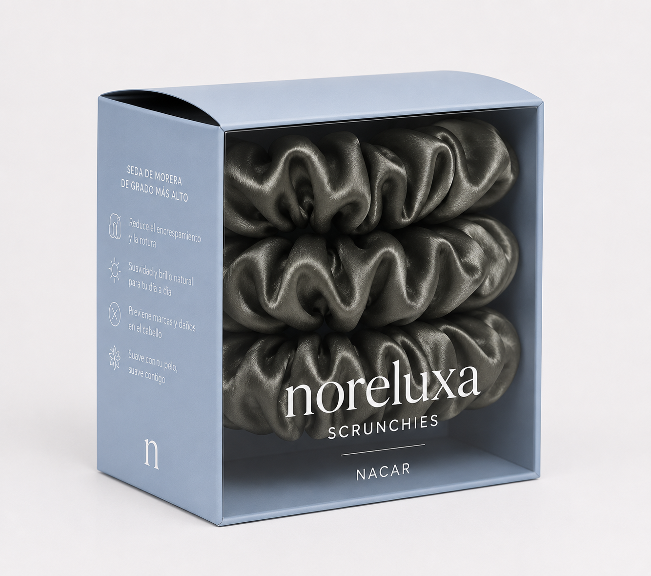 Pack de 3 Scrunchies Nácar