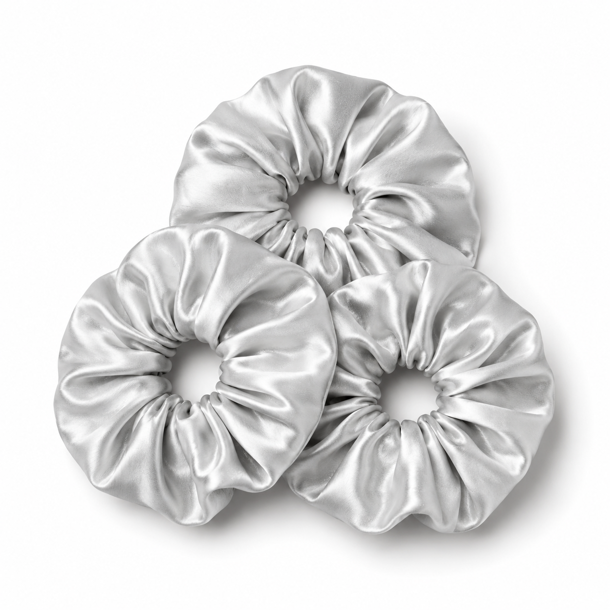 Pack de 3 Scrunchies Nácar
