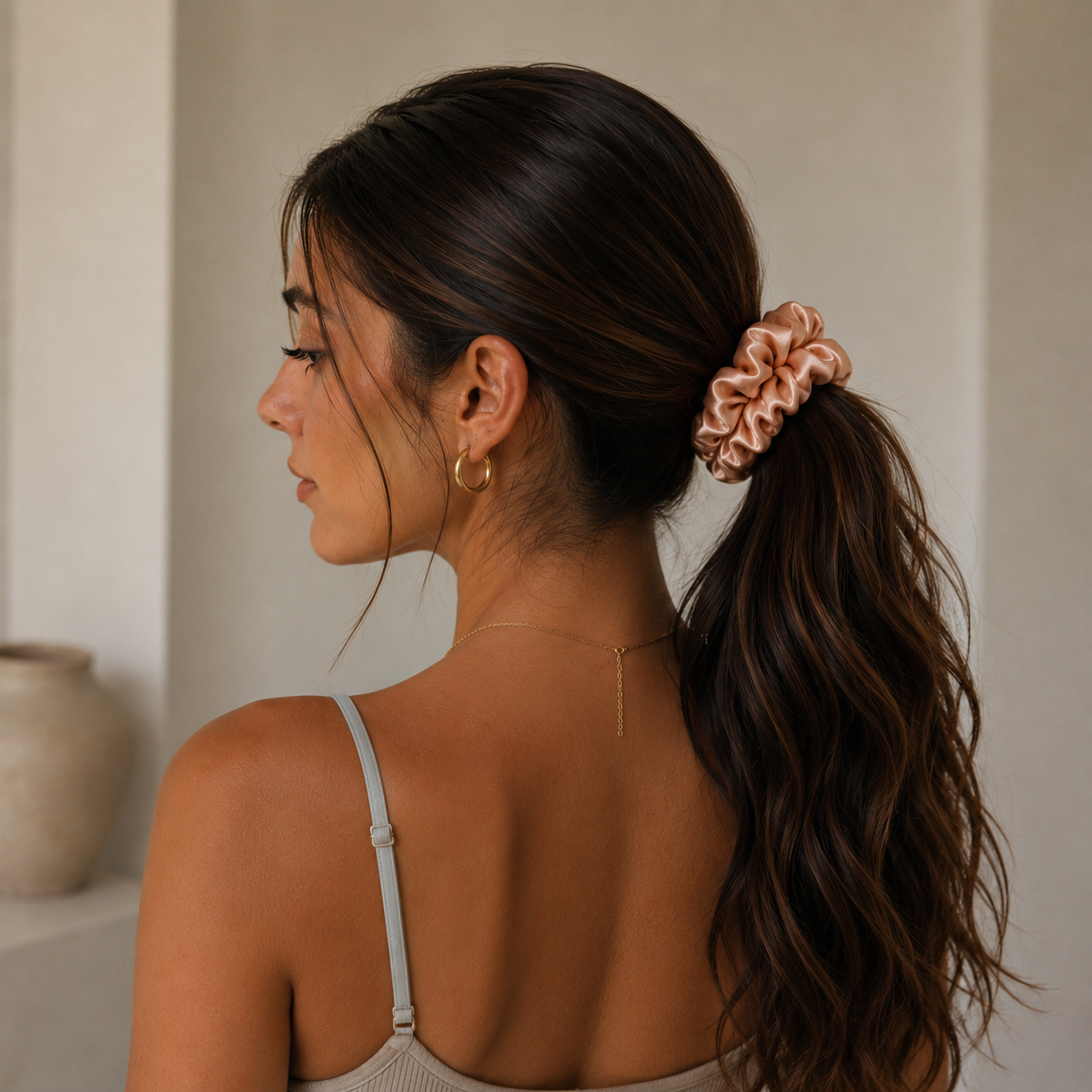 Pack de 3 Scrunchies Nácar