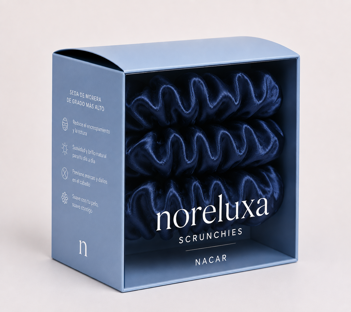 Pack de 3 Scrunchies Nácar